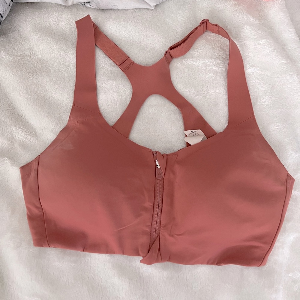 Lulu lemon zip up sports bra